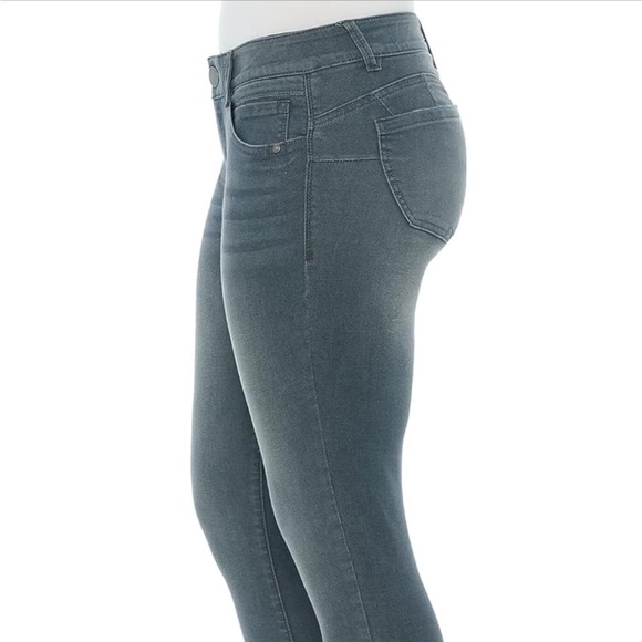 9 Celebrity Pink Jeans Women Stretch Grey/Navy Comfy - Picture 6 of 13